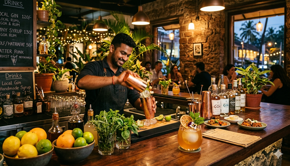 What Makes a Great Craft Cocktail? Inside the Bar at Outpost Goa